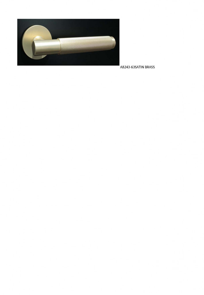 Ручка Alemar A8243-63 SATIN BRASS