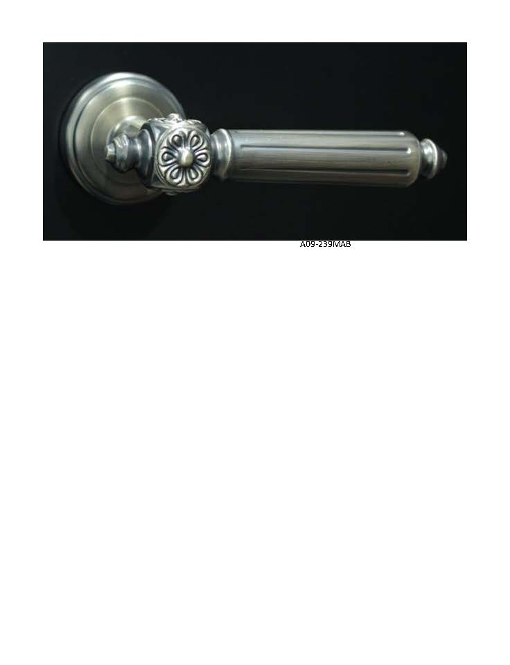 Ручка раздельная Порте Zinс 351g MAB круглая A09-239