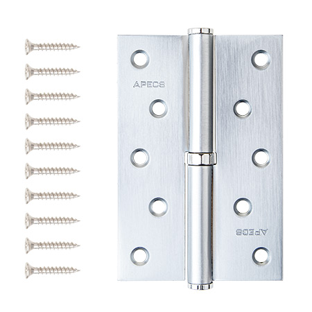 Петля врезная Apecs 120*80-B-Steel-CRS-L