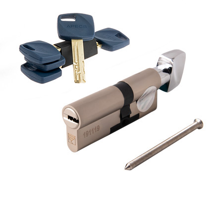 Цилиндровый механизм Apecs Premier XR-80(35C/45)-C15-NI