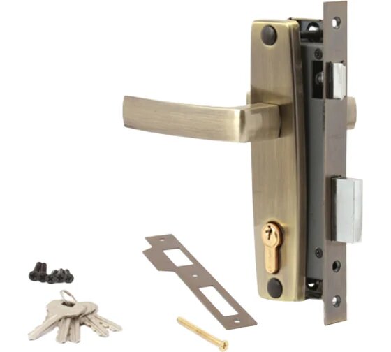 Ручка на планке ПОРТЕ 1330 80mm AB